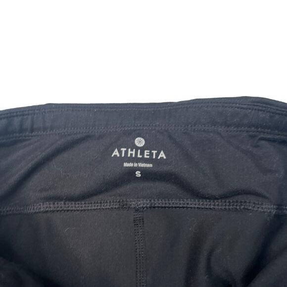 Athleta Reflective Be Free Tight Full Length Leggings Mid Rise Black Small - Picture 9 of 11